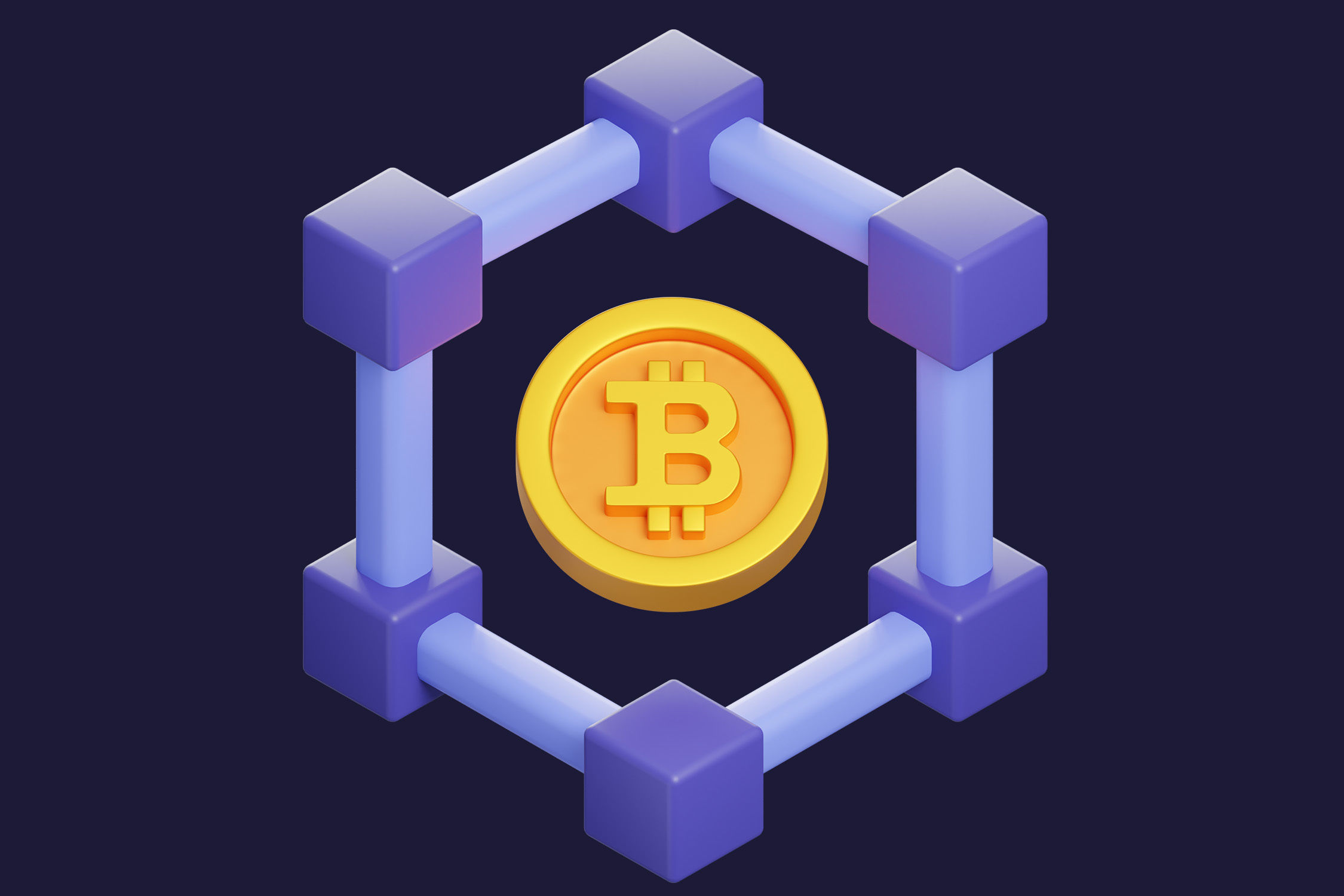 Cryptocurrency Trading 3D model_6