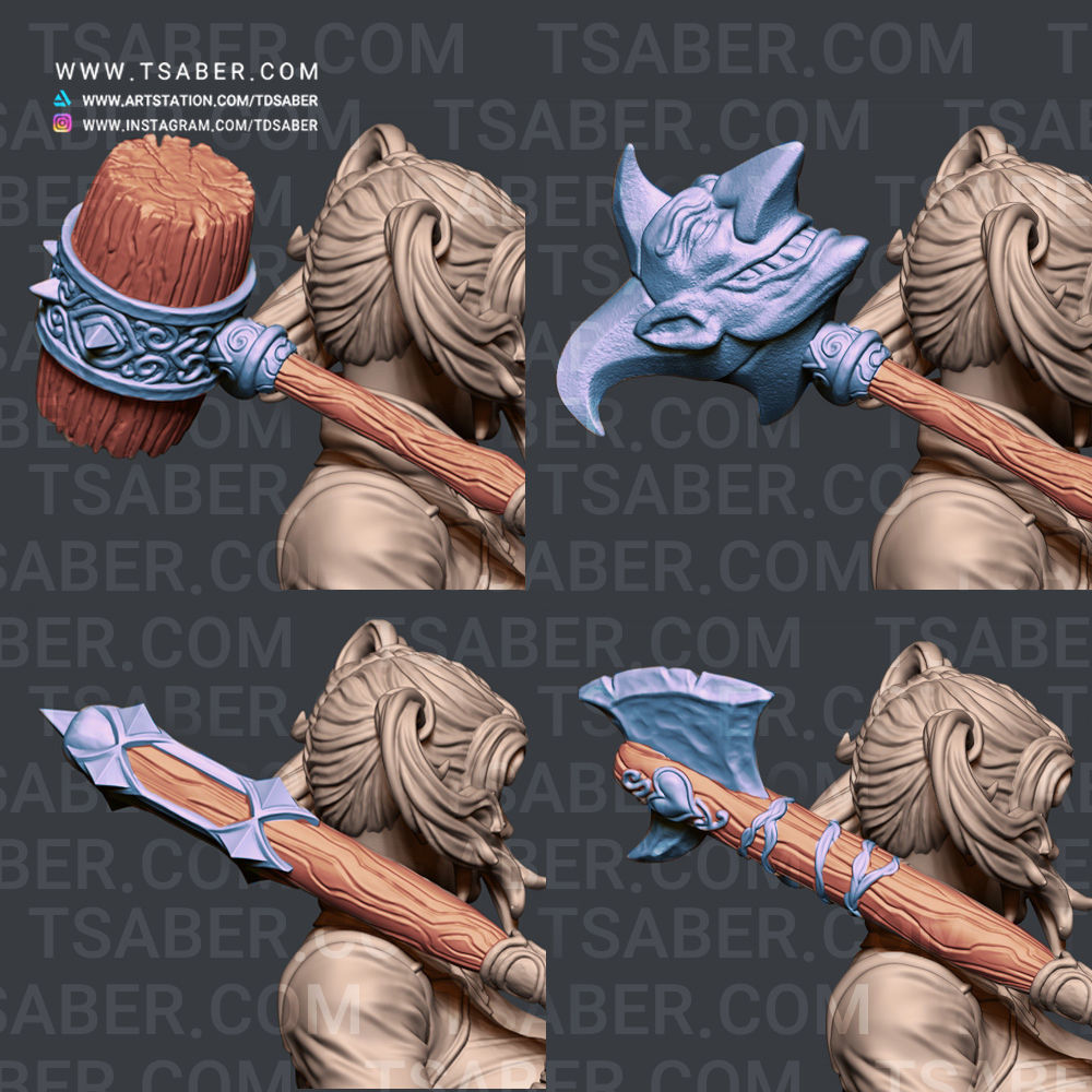 Harley - Queen Of Mayhem  - Full Pack 3D print model_10