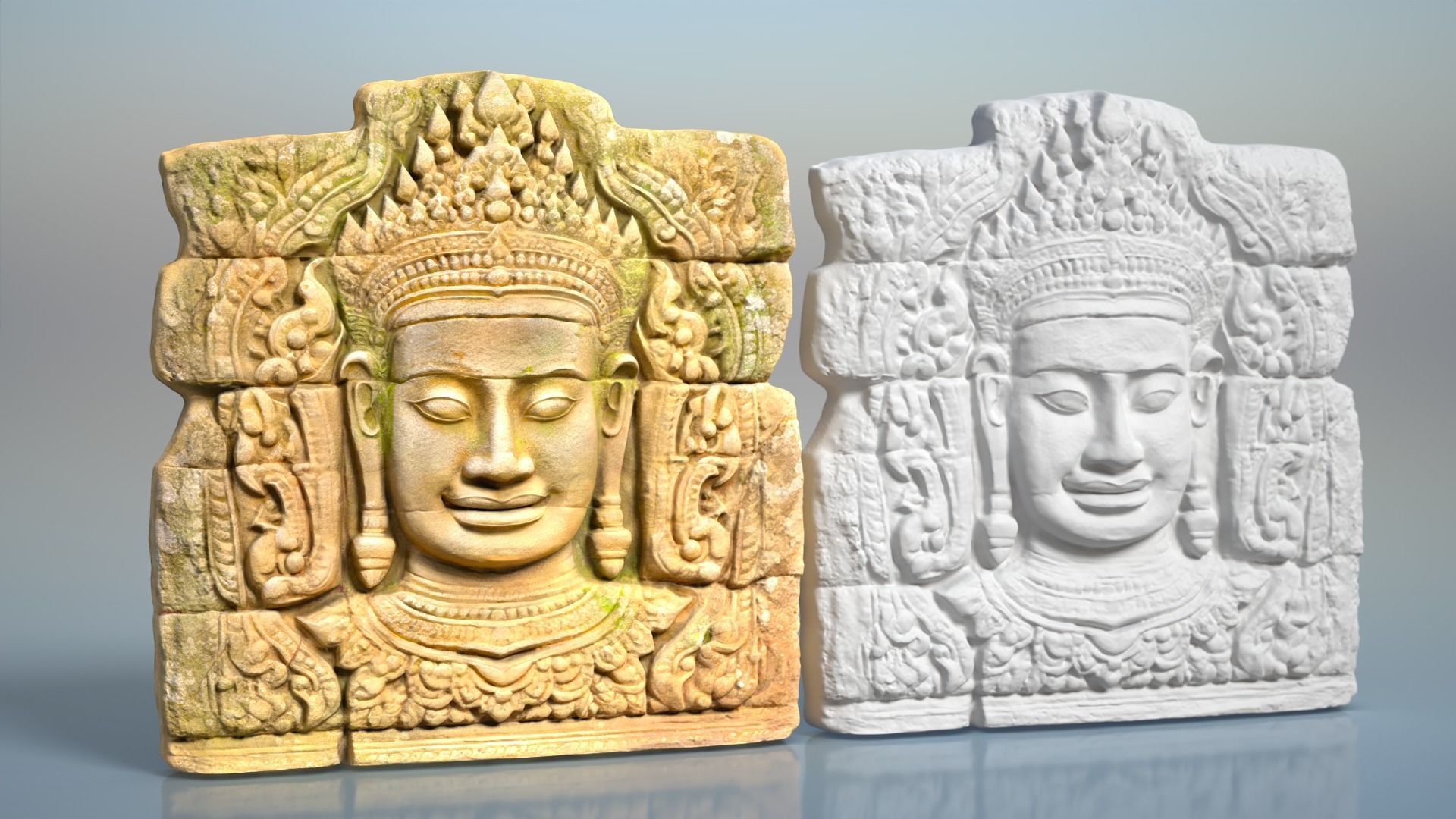 High poly Ruin Temple Walls - 240702 3D model_3