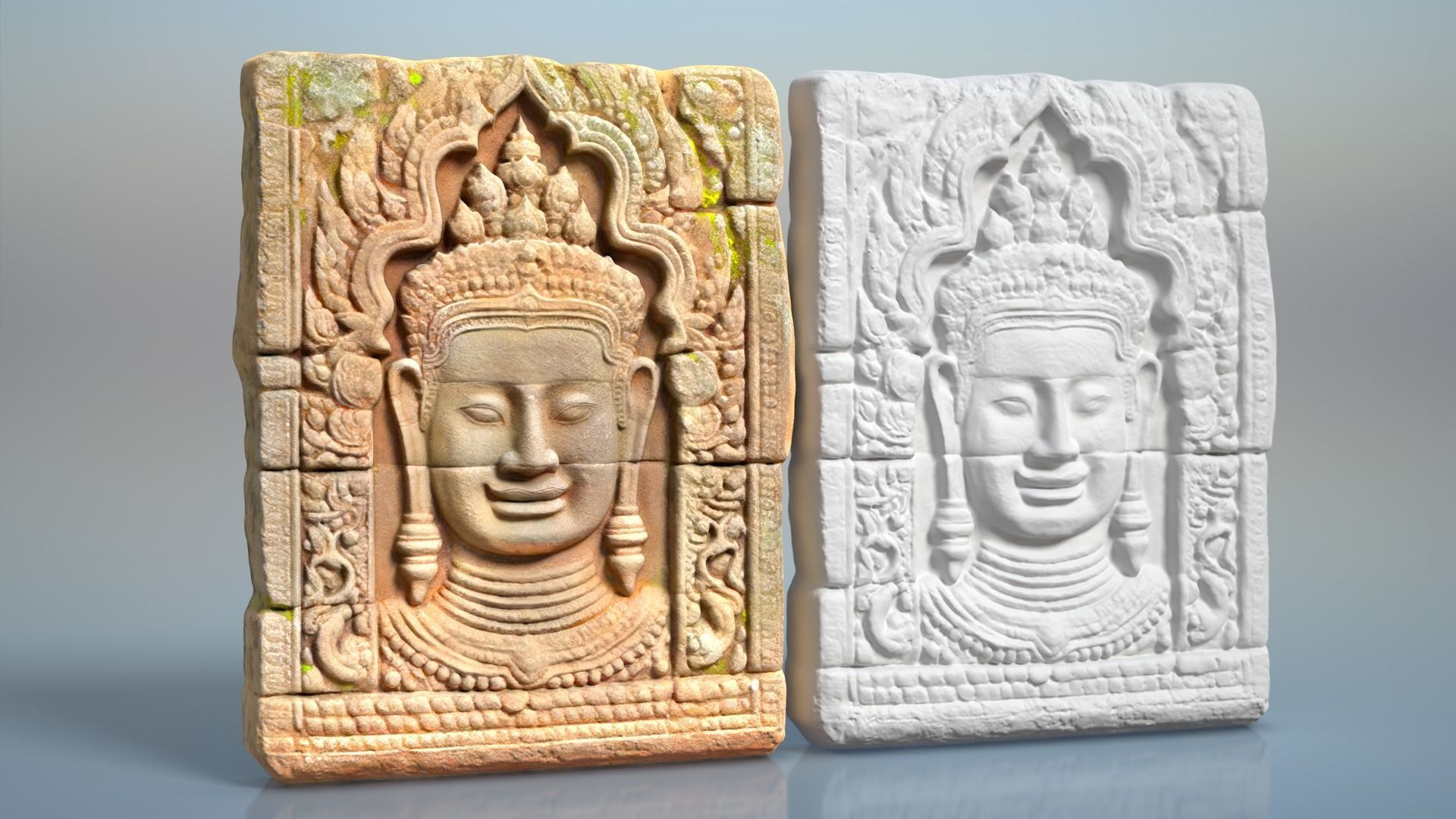 High poly Ruin Temple Walls - 240702 3D model_2