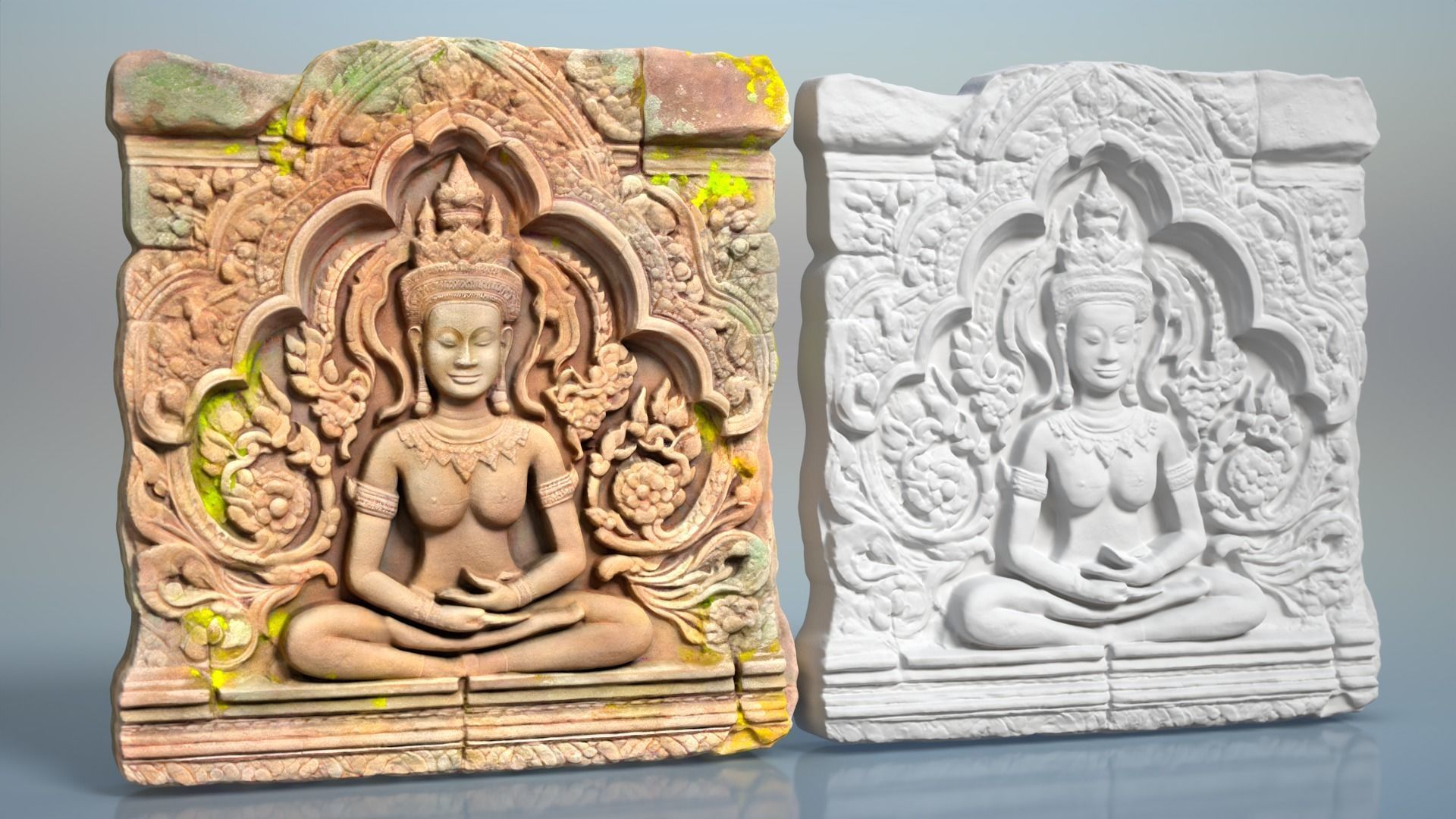 High poly Ruin Temple Walls - 240702 3D model_5