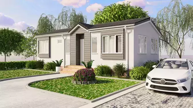 00158702-Lodge House Caravan 