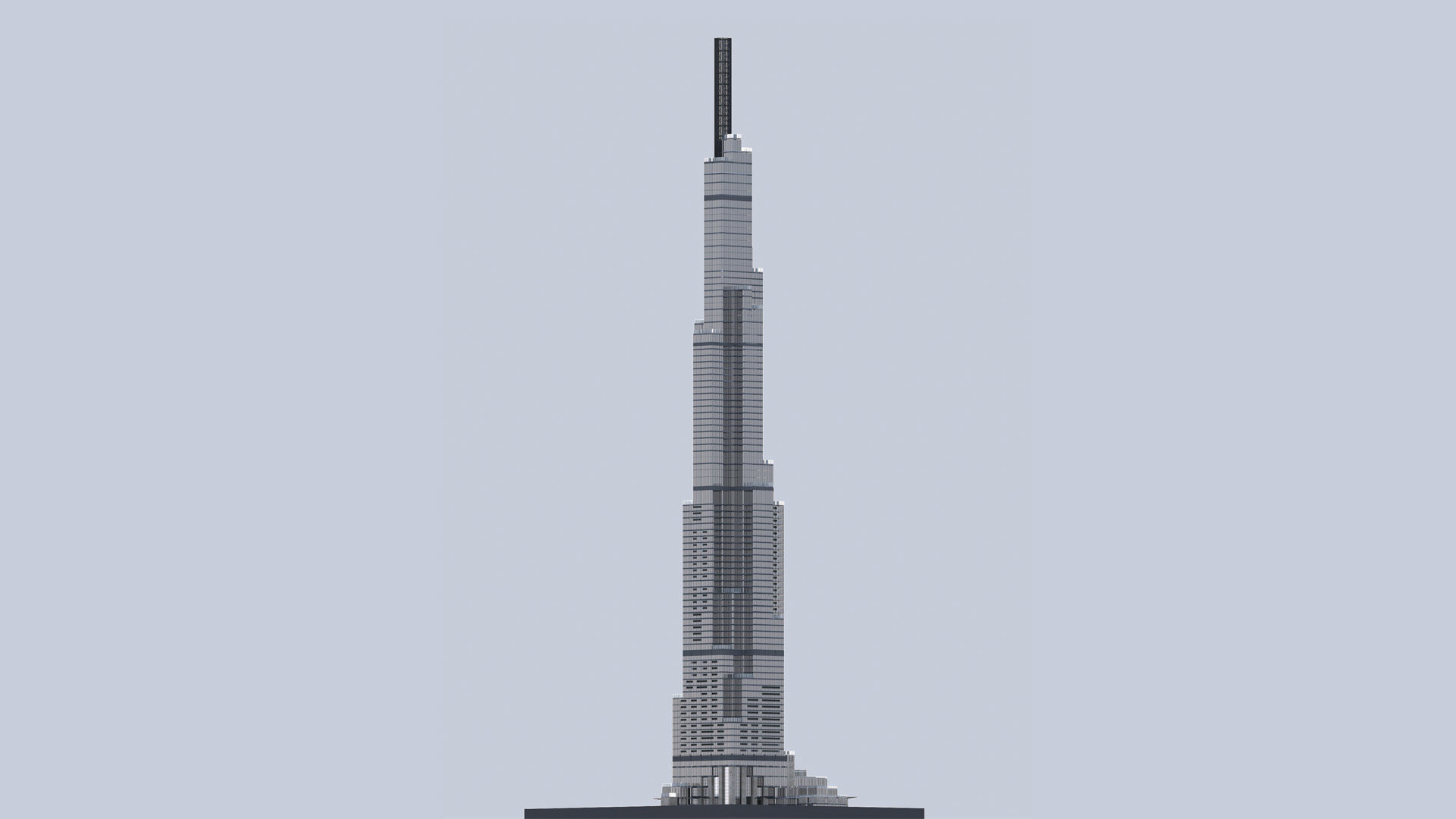 Landmark 81 Tower 3D model_2