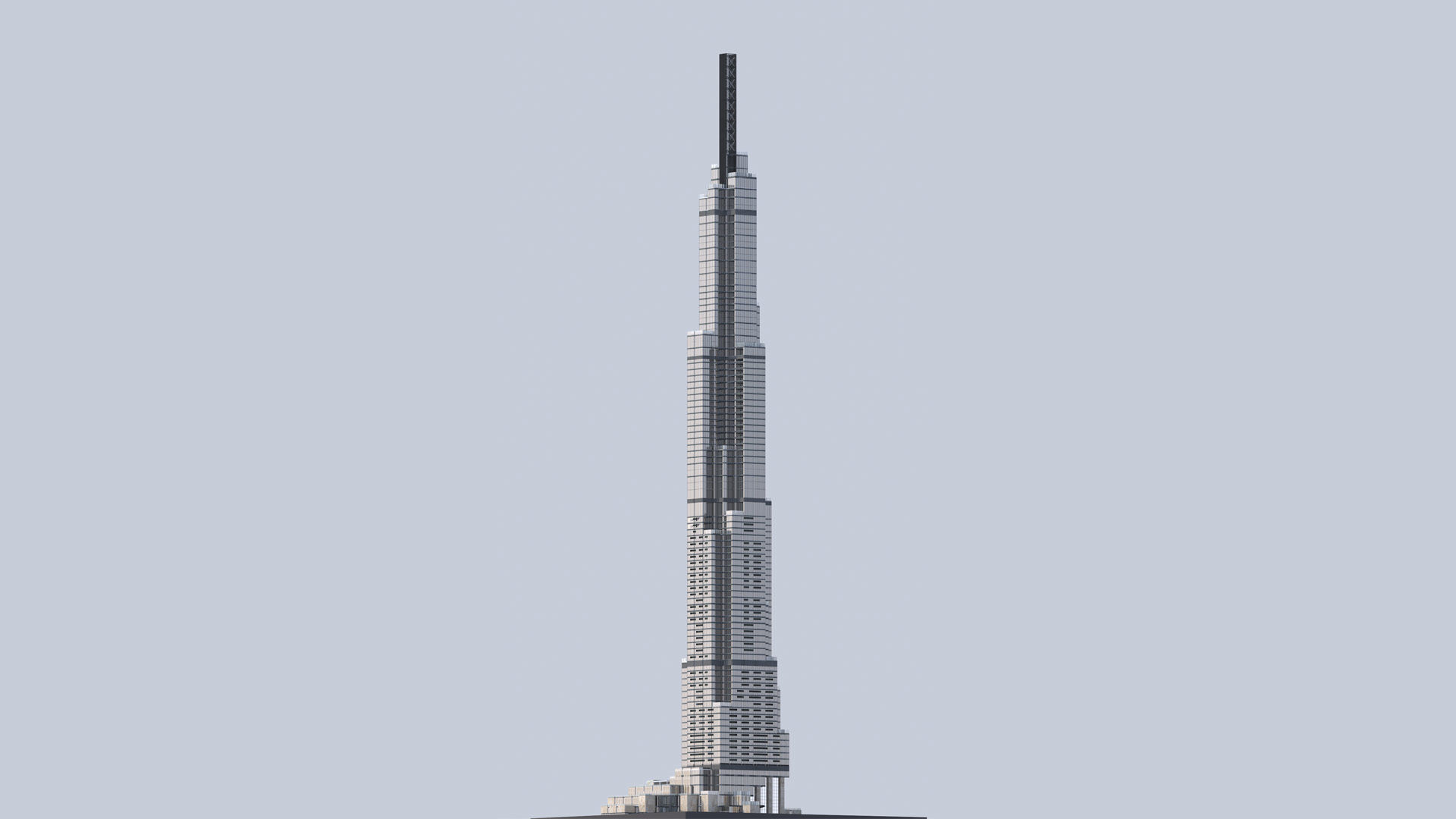 Landmark 81 Tower 3D model_3