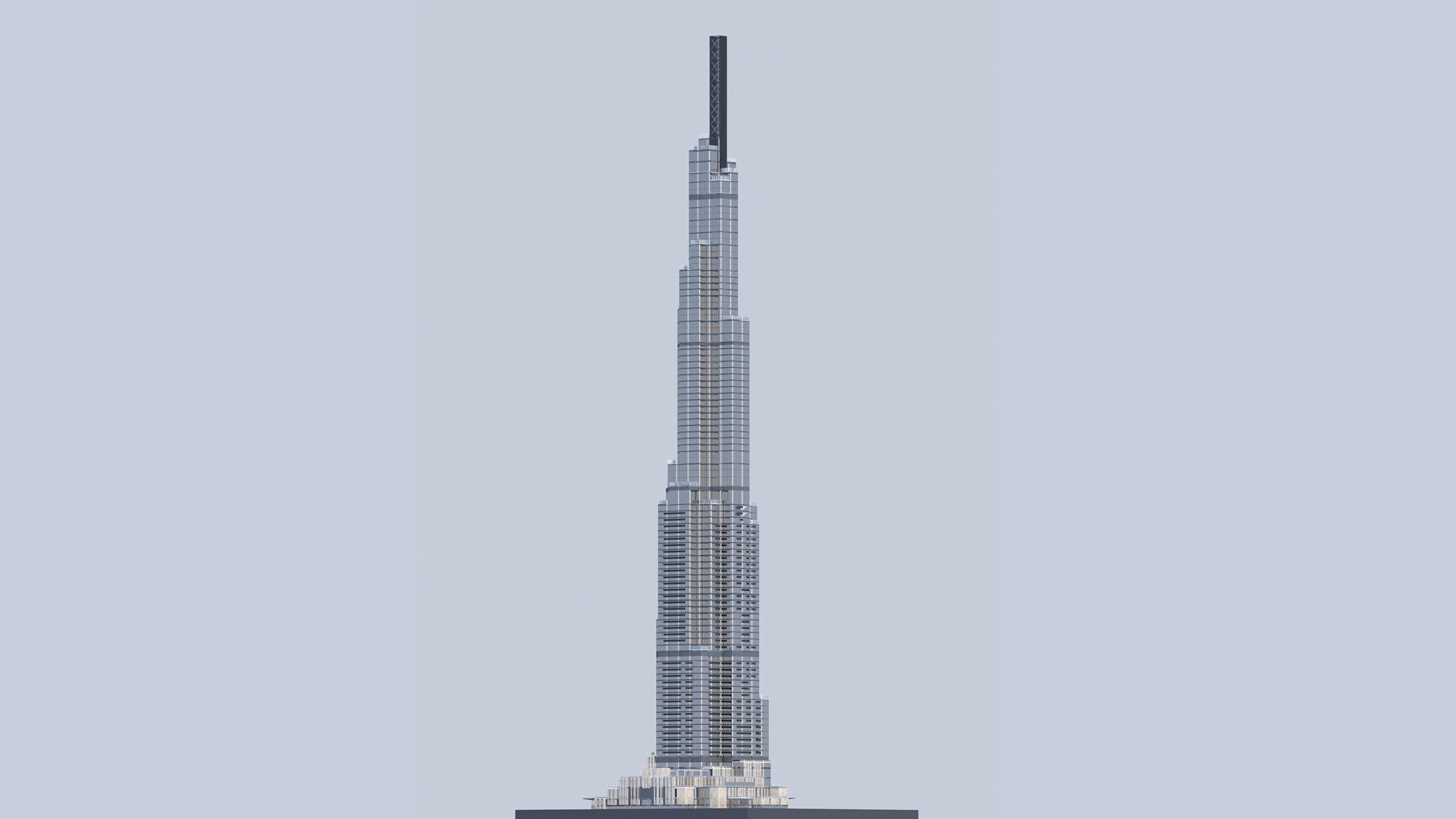 Landmark 81 Tower 3D model_4