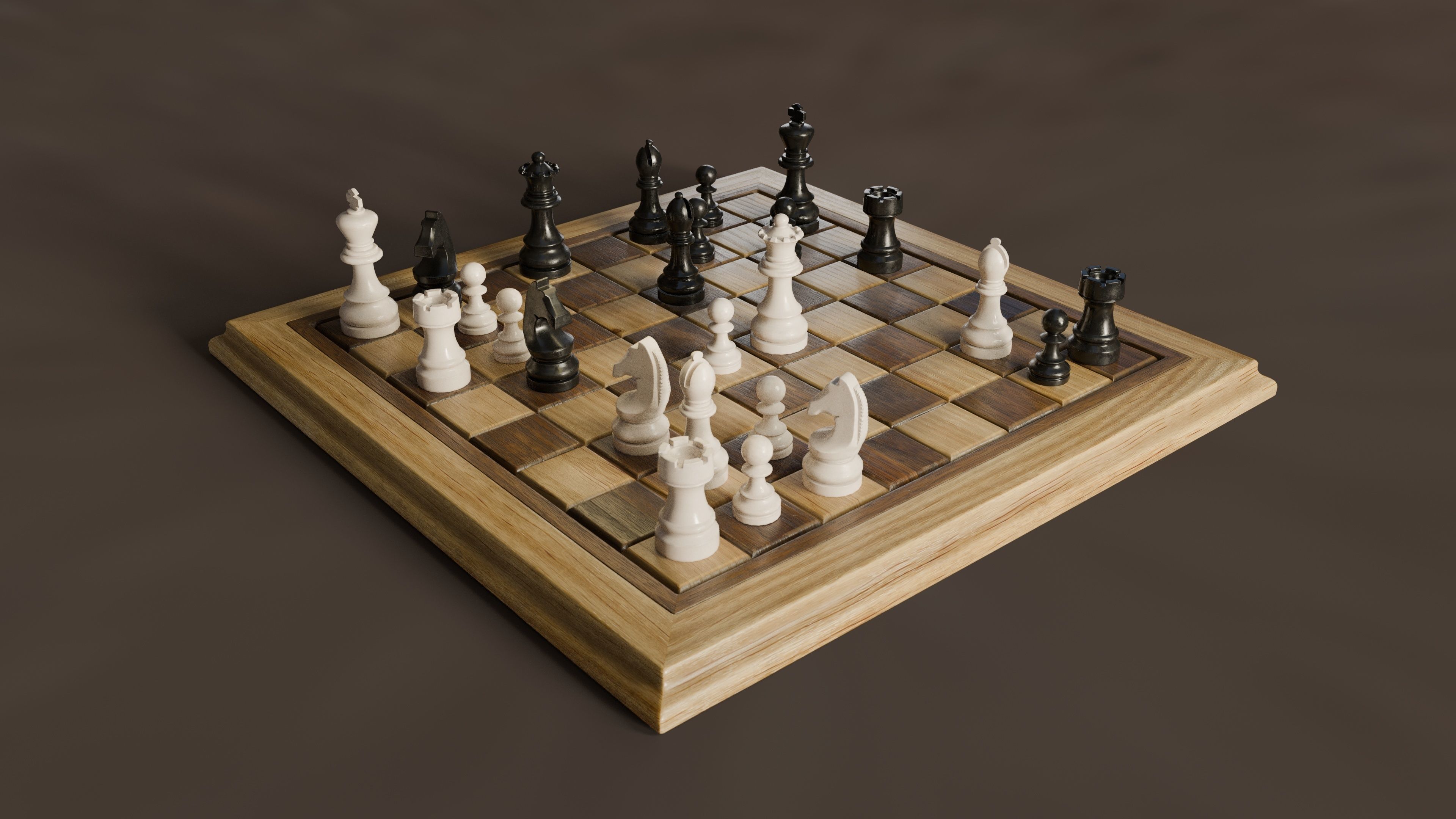 Chess3D PBR Low-poly 3D model_3