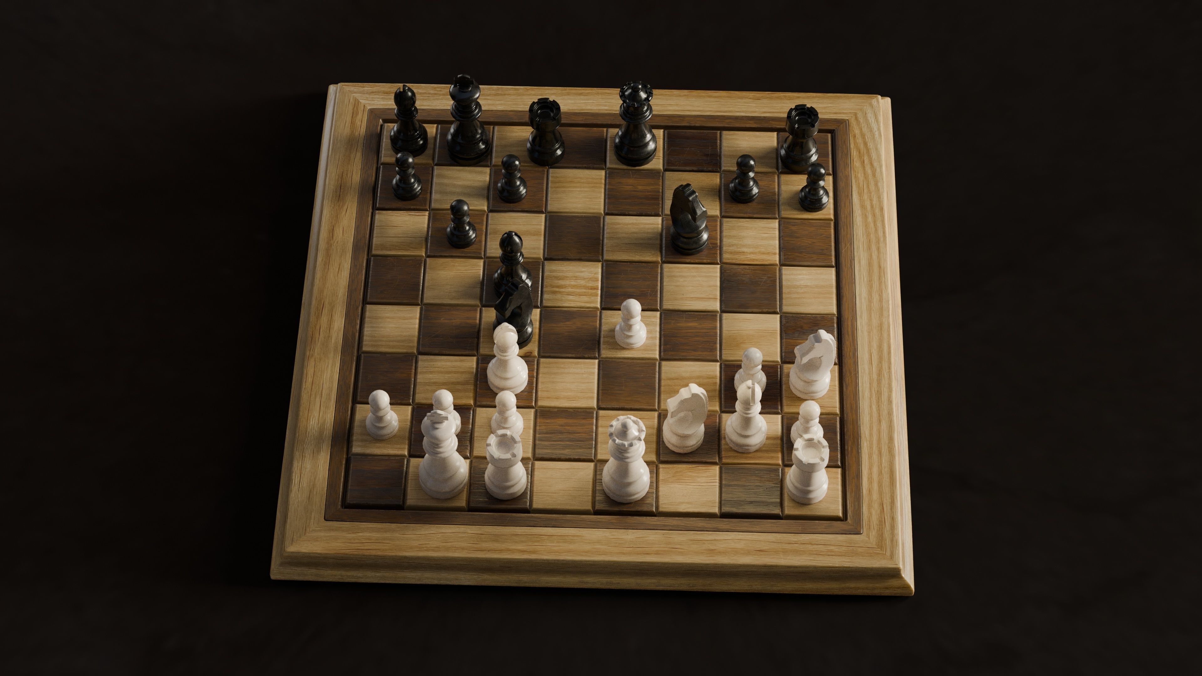 Chess3D PBR Low-poly 3D model_8