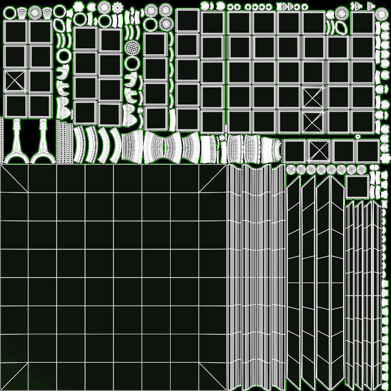 Chess3D PBR Low-poly 3D model_9
