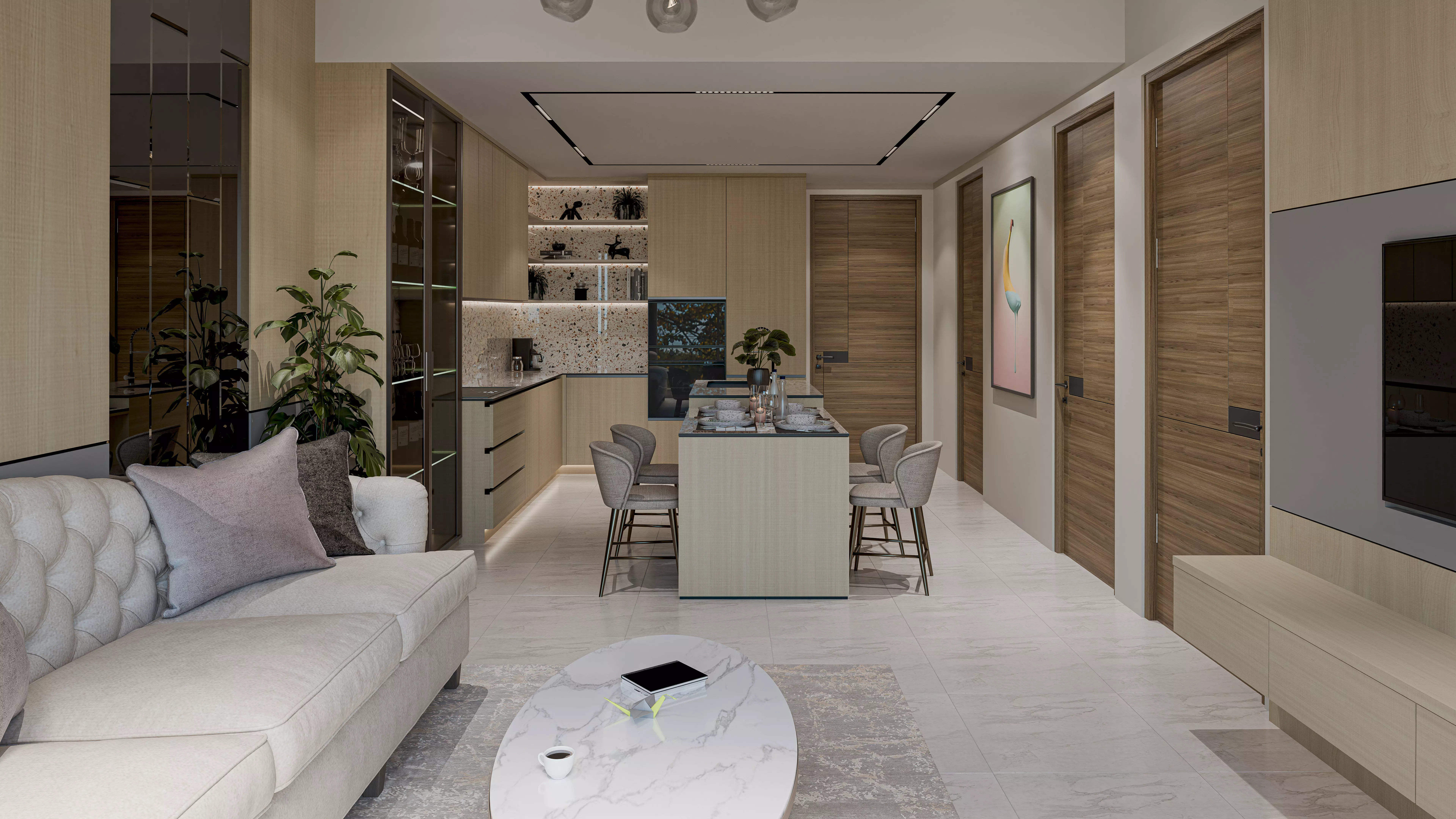 Kitchen Modern Blender-Fbx -Obj 3D model_0