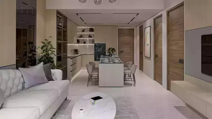 Kitchen Modern Blender-Fbx -Obj 