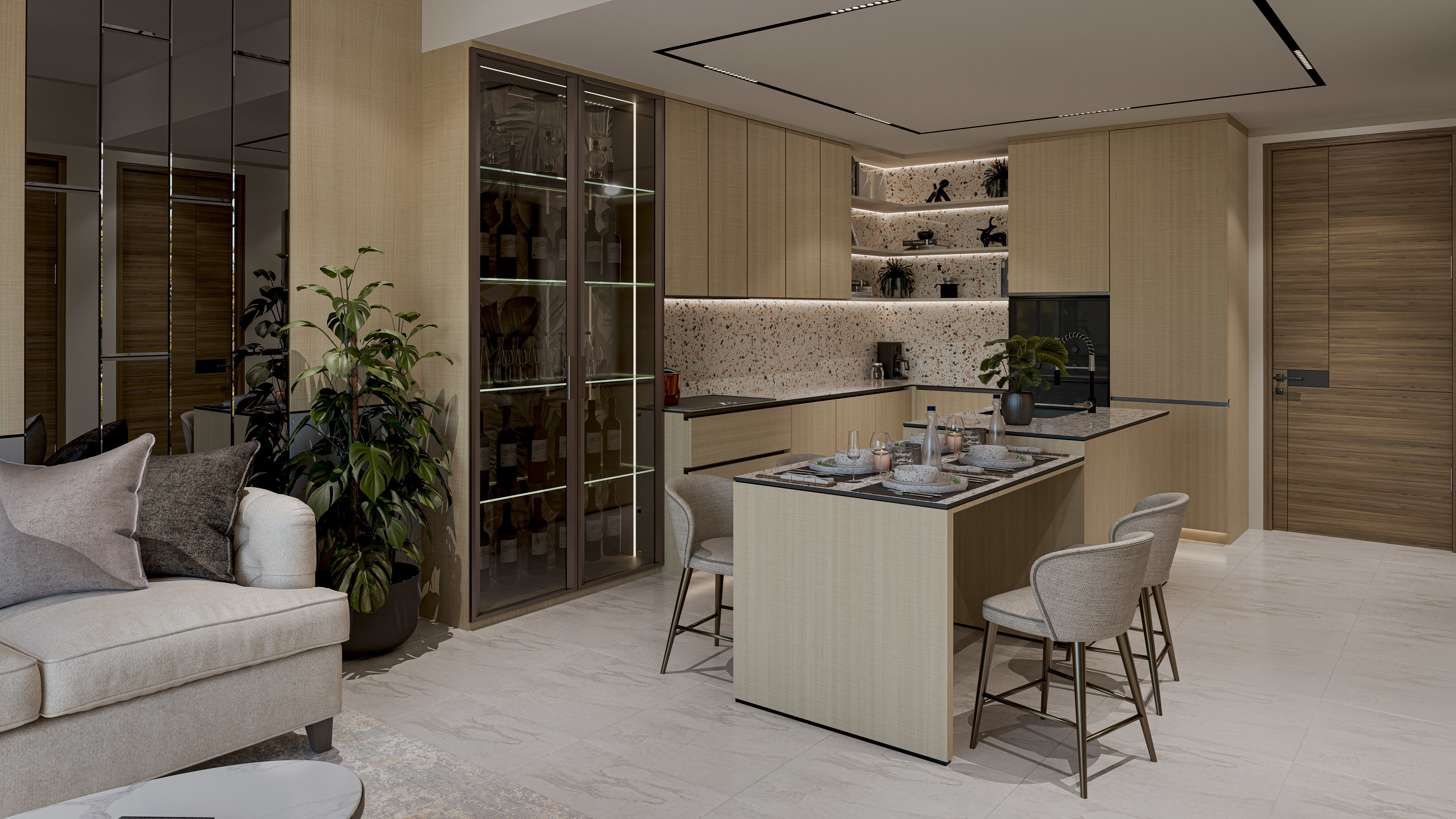 Kitchen Modern Blender-Fbx -Obj 3D model_1