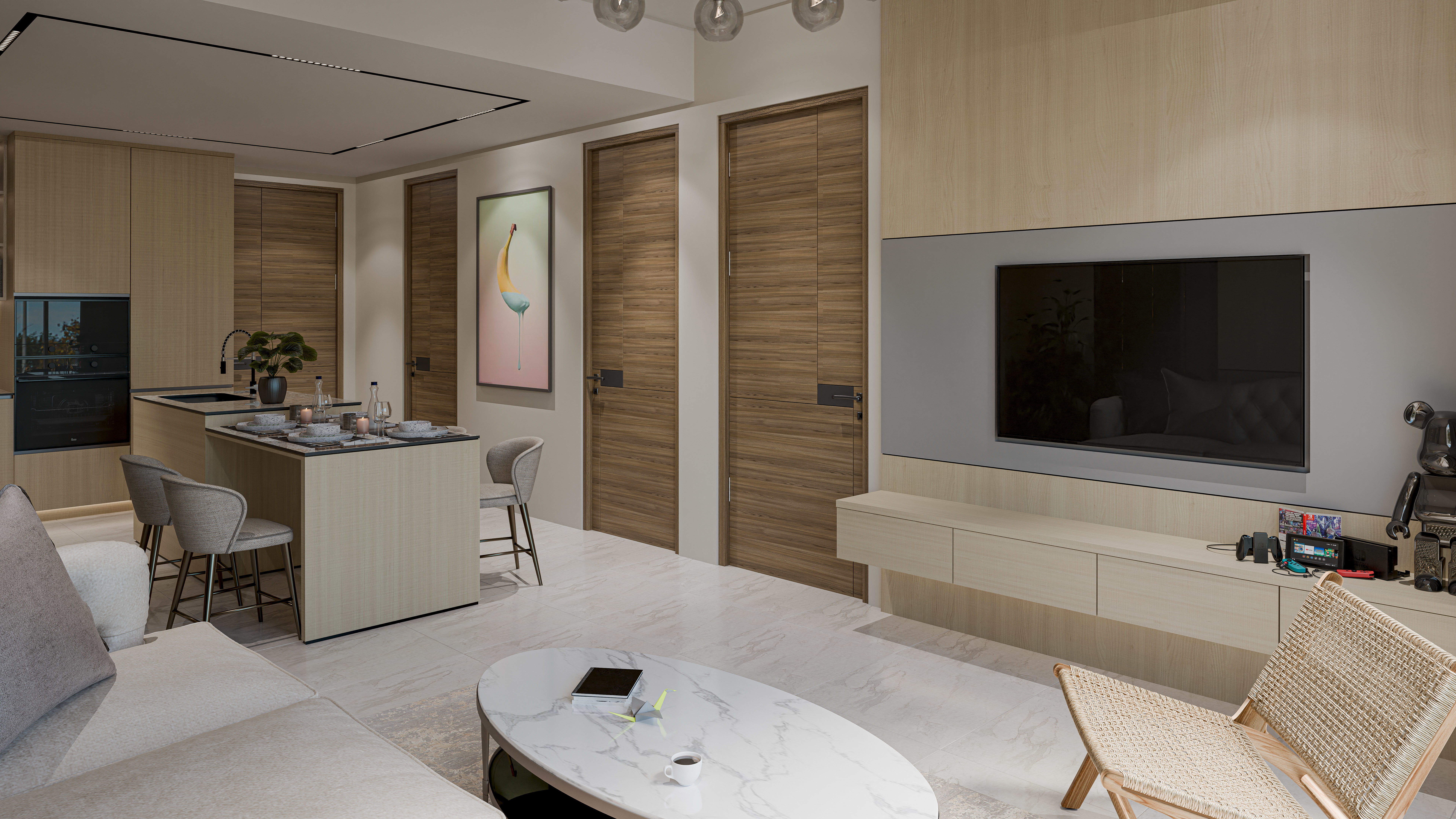 Kitchen Modern Blender-Fbx -Obj 3D model_3