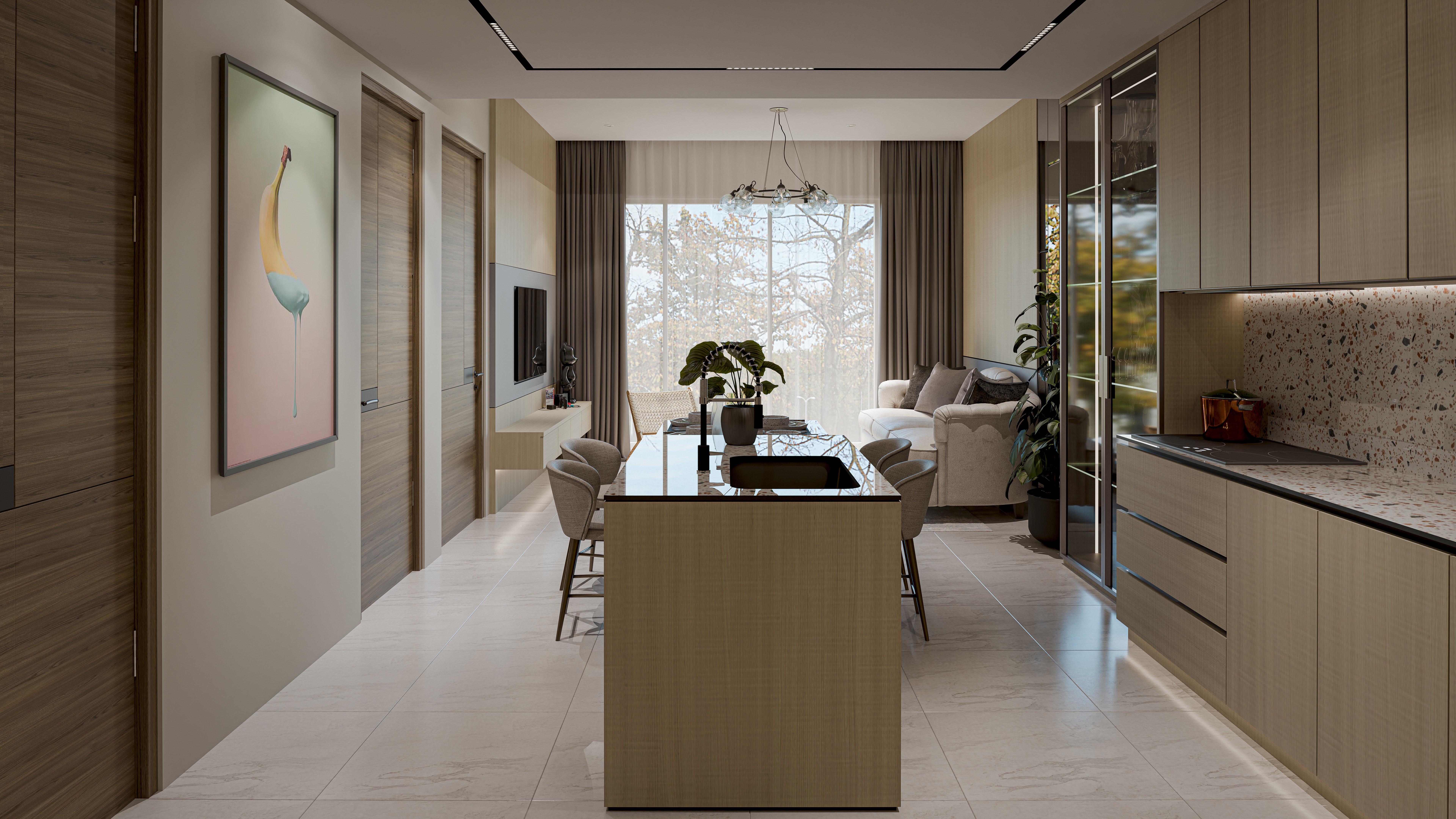 Kitchen Modern Blender-Fbx -Obj 3D model_10