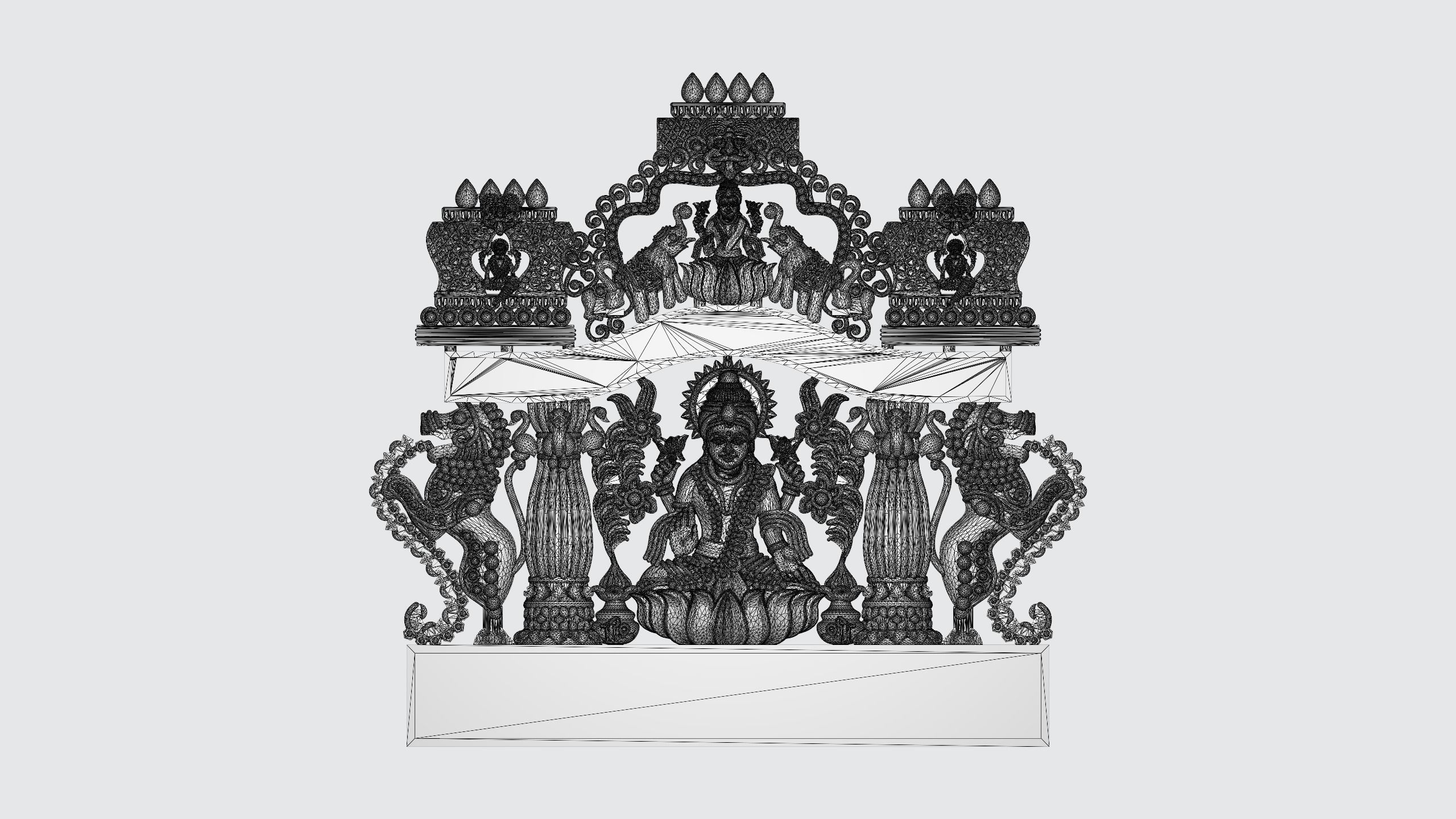 Laxmi nagas pendant-1 3D print model_9