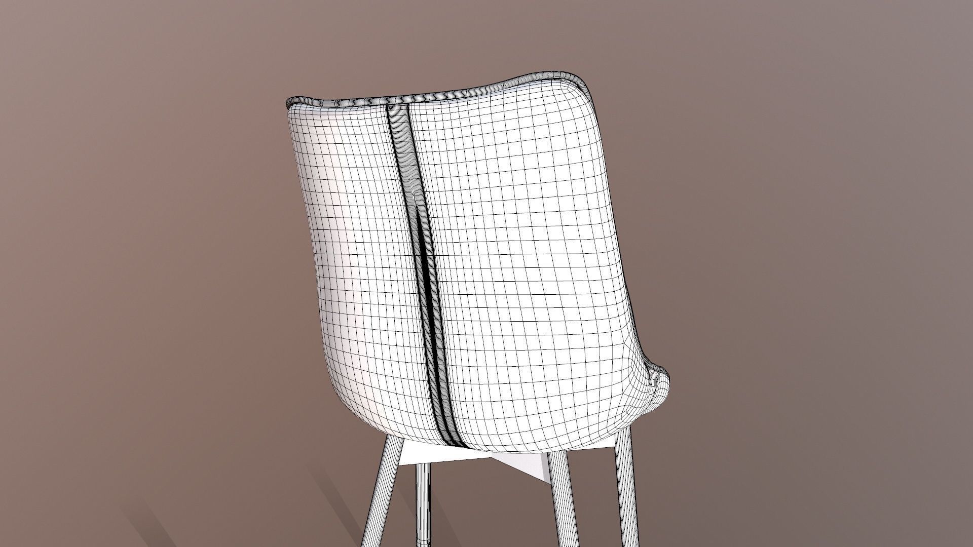 Dining Chair 3D model_14
