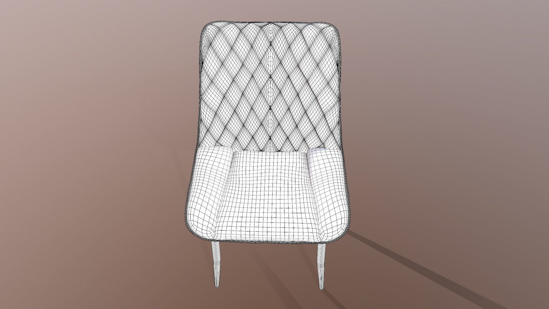 Dining Chair 3D model_11