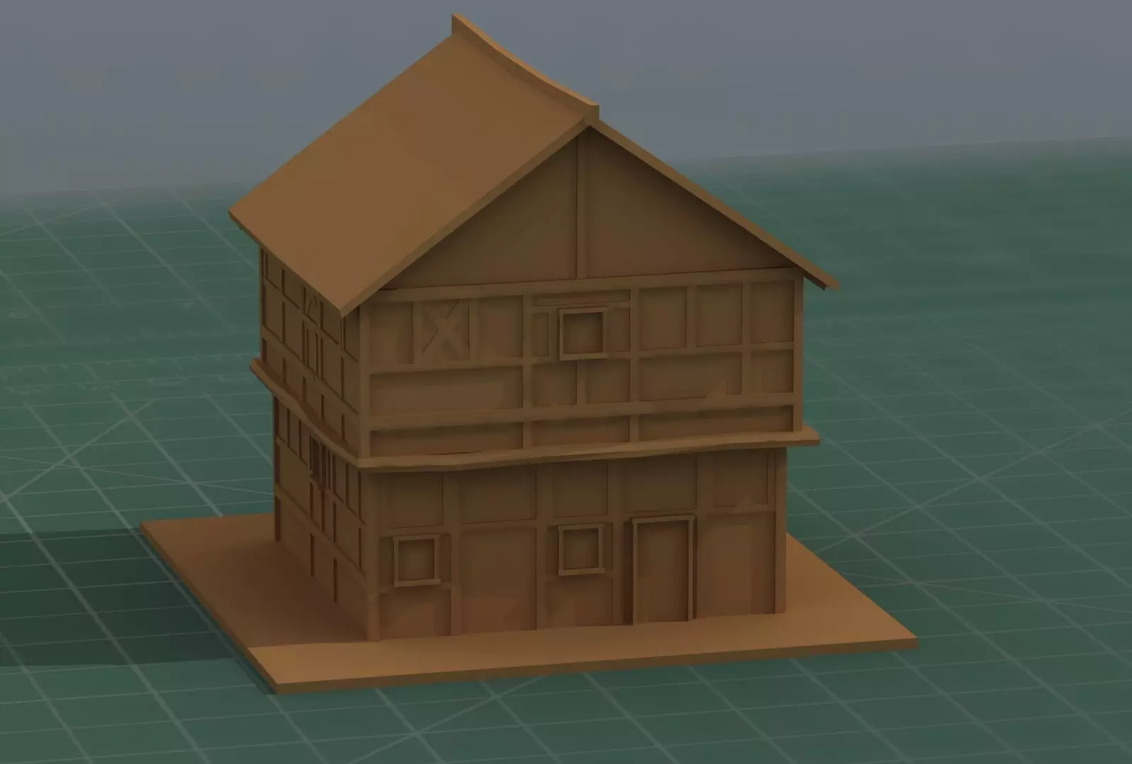 3D Print Model Ancient House 3D print model_0
