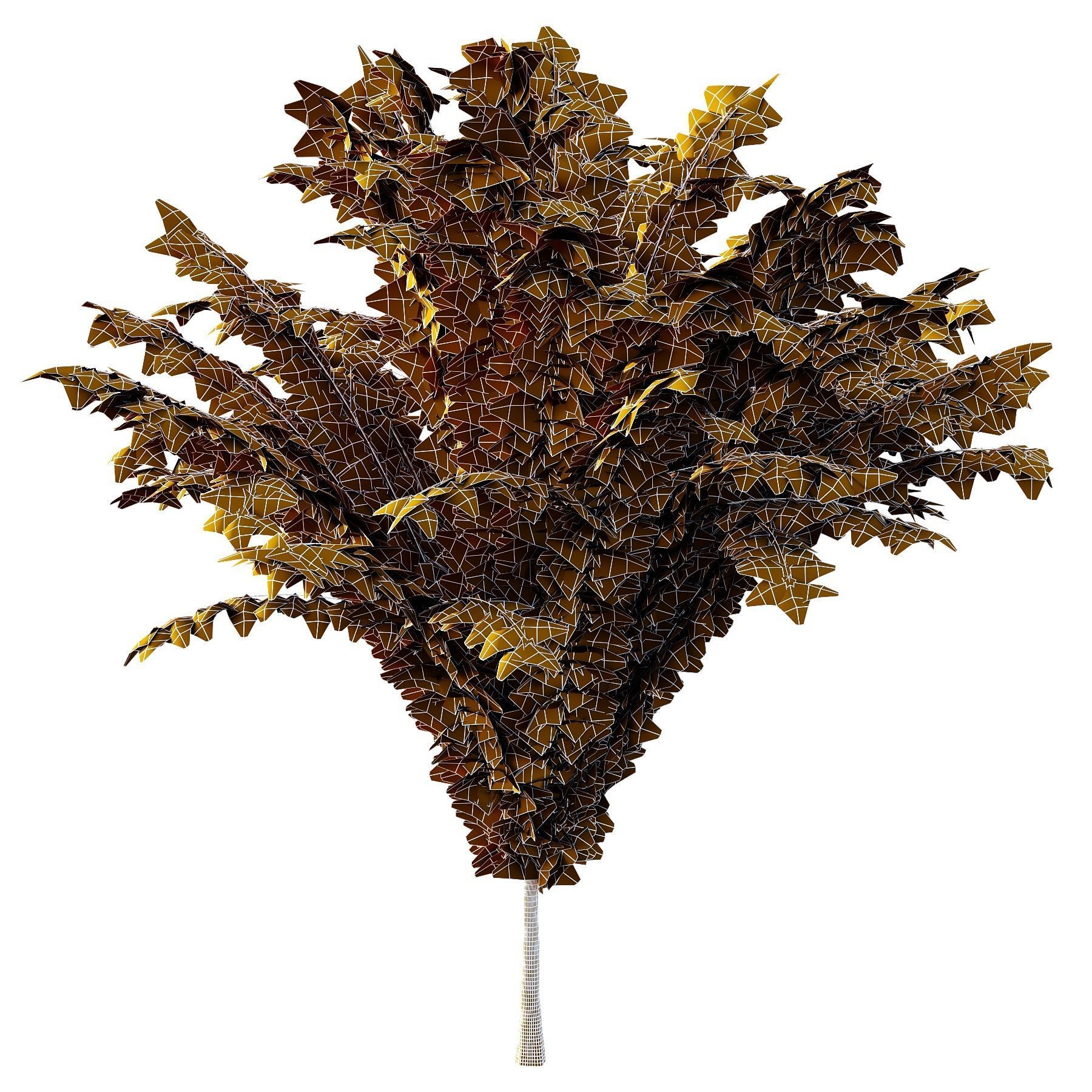 Cypress Bush 04 3D model_6