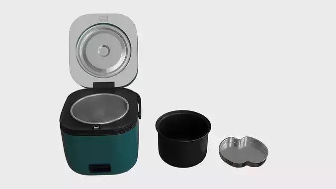 Rice Cooker Electric 3D model 4