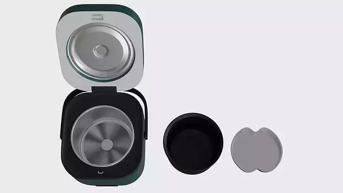 Rice Cooker Electric 3D model 7