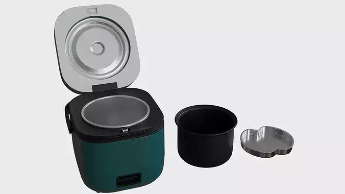 Rice Cooker Electric 3D model 6