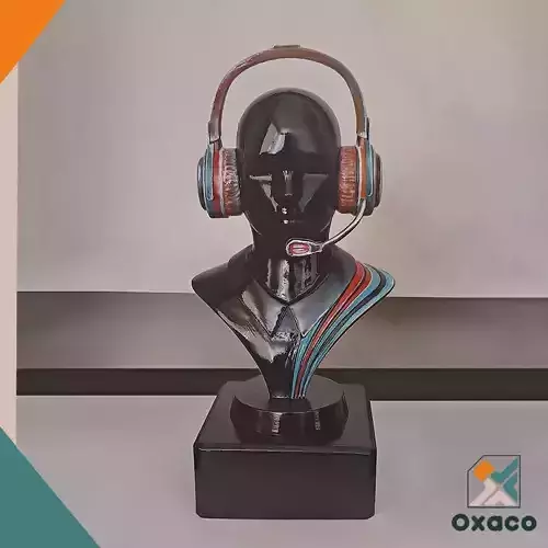 Call center customer representative 3D print model