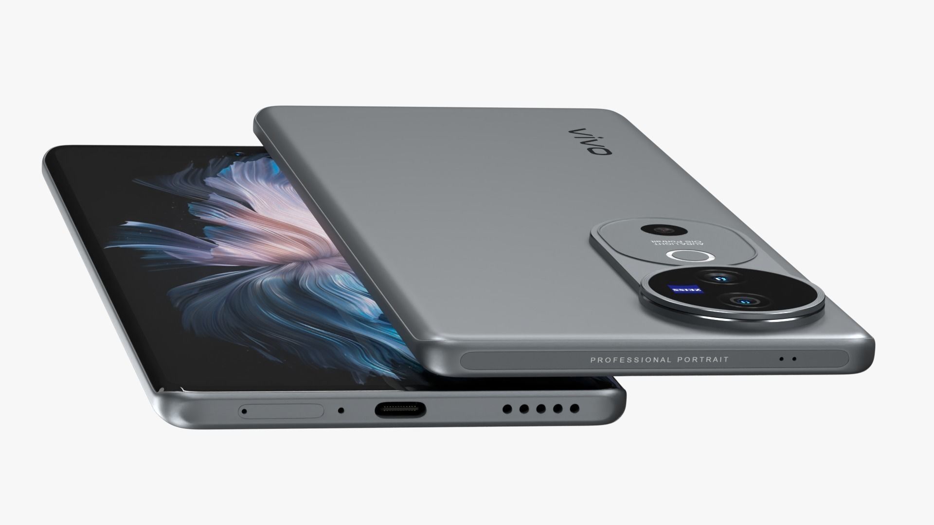 Vivo V40 Stellar Silver 3D model_6