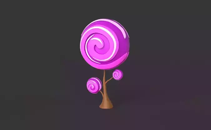 Cartoon Candy Tree 11