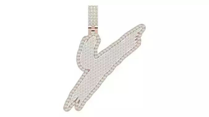 Alphabet Latter hiphop Pendent 