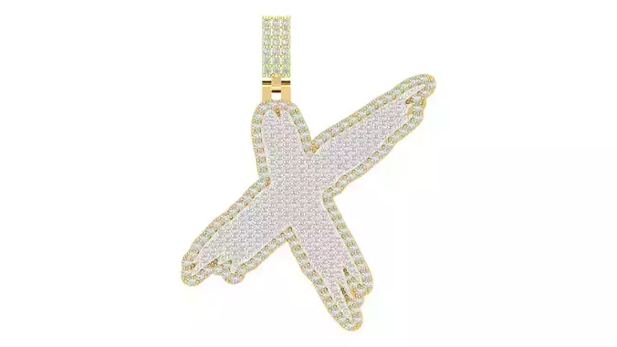 Alphabet Latter hiphop Pendent 