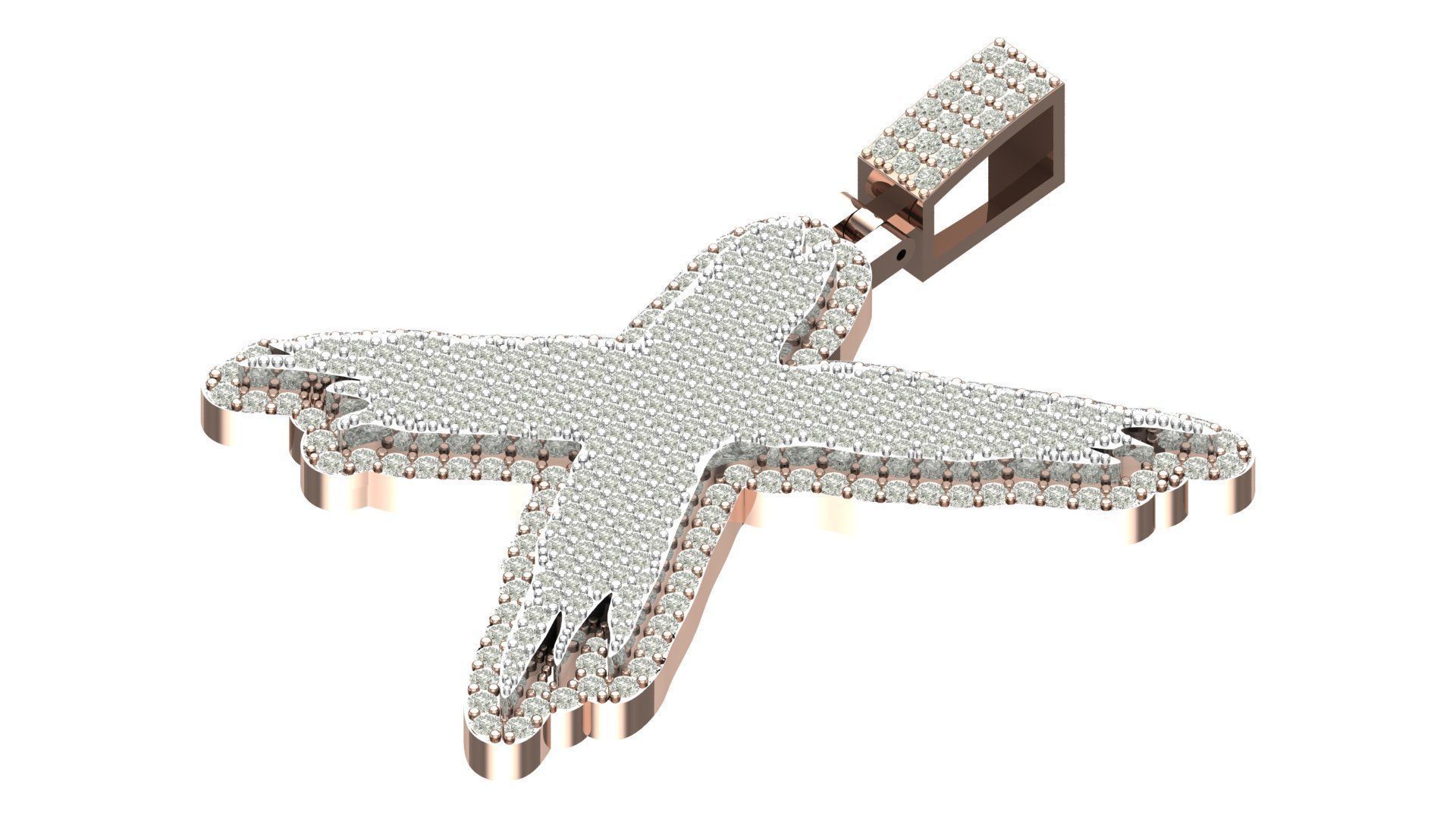 Alphabet Latter hiphop Pendent  3D print model_4