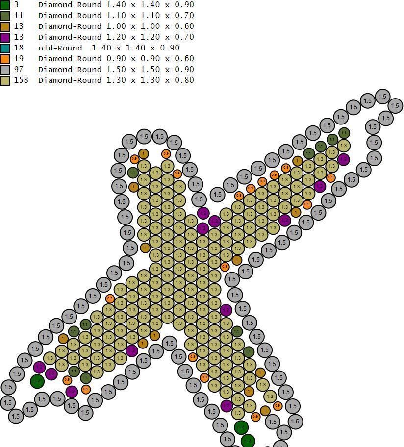 Alphabet Latter hiphop Pendent  3D print model_5