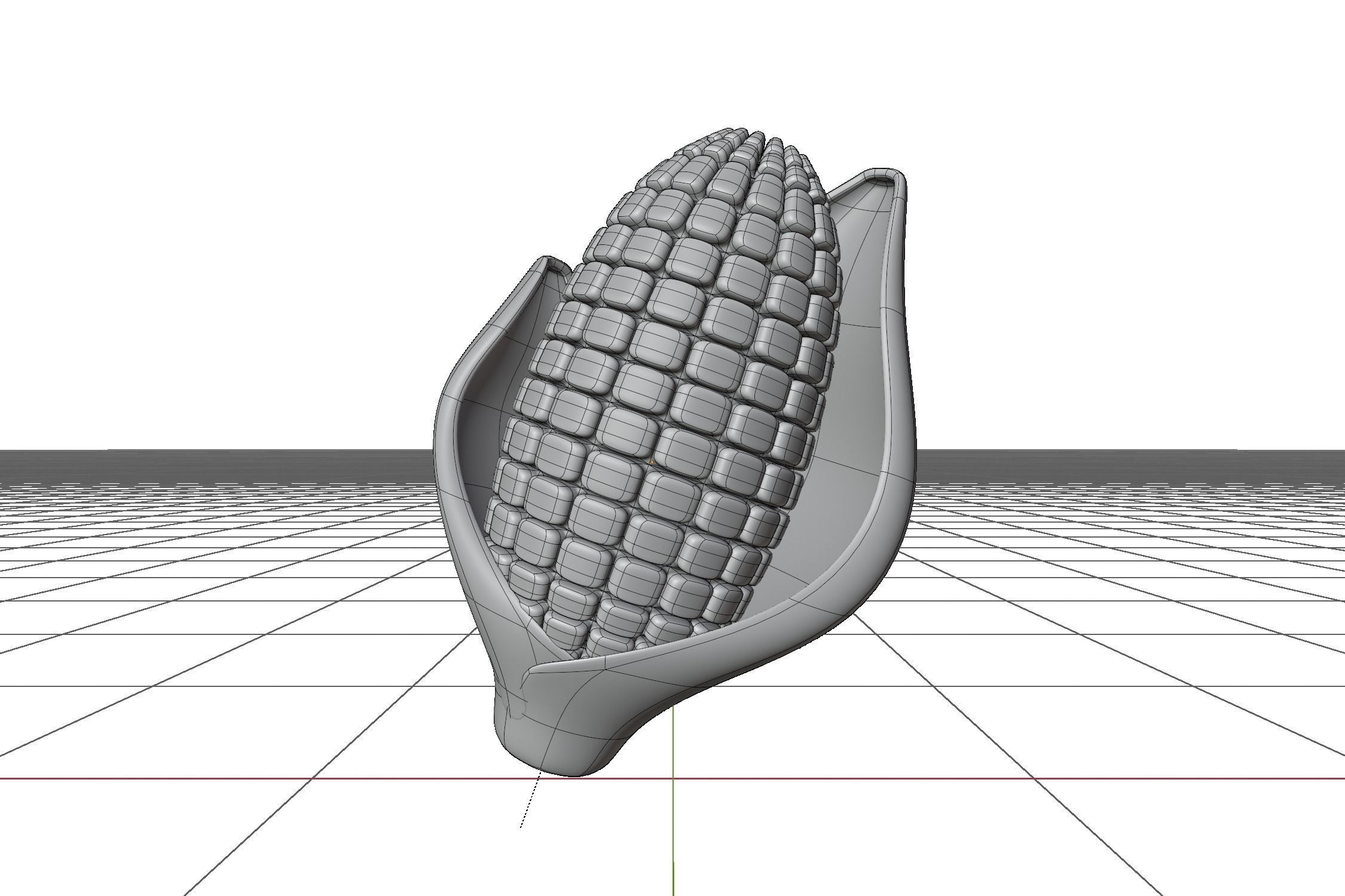 3D Vegetable Element 3D model_1