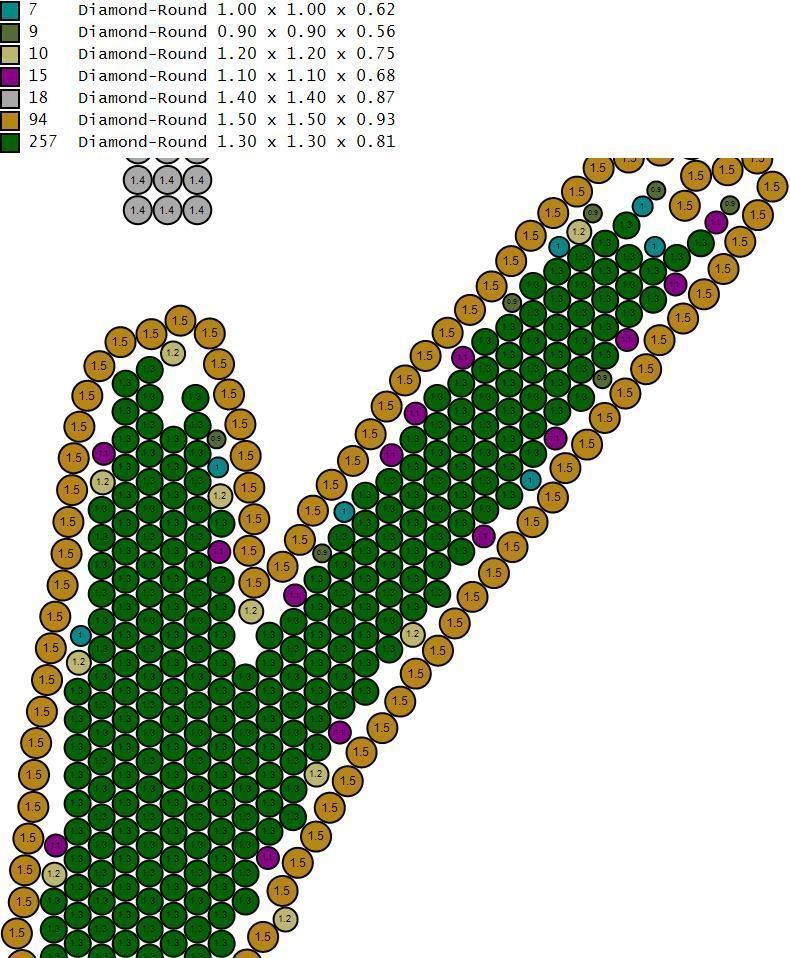 Alphabet Latter hiphop Pendent 3D print model_9