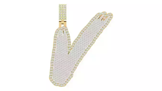 Alphabet Latter hiphop Pendent 