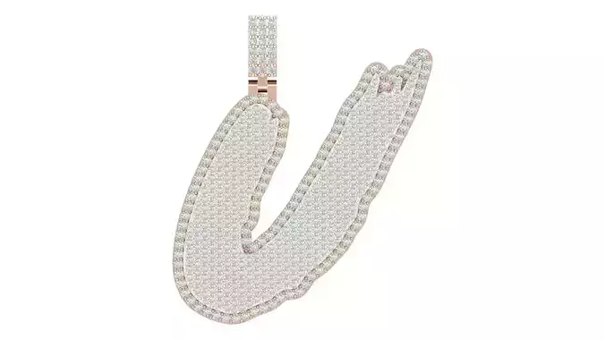 Alphabet Latter hiphop Pendent 