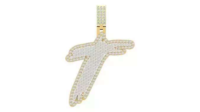 Alphabet Latter hiphop Pendent 