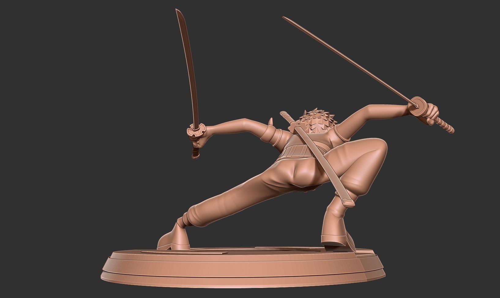 Roronoa Zoro Stylized - One Piece Fanart 3D print model_16