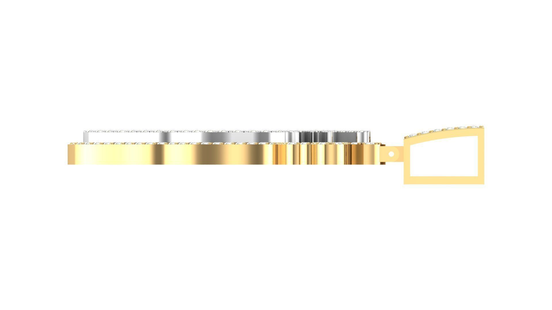 Alphabet Latter hiphop Pendent  3D print model_6