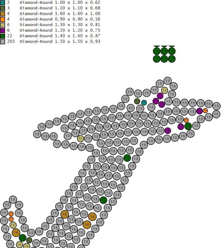 Alphabet Latter hiphop Pendent  3D print model_8