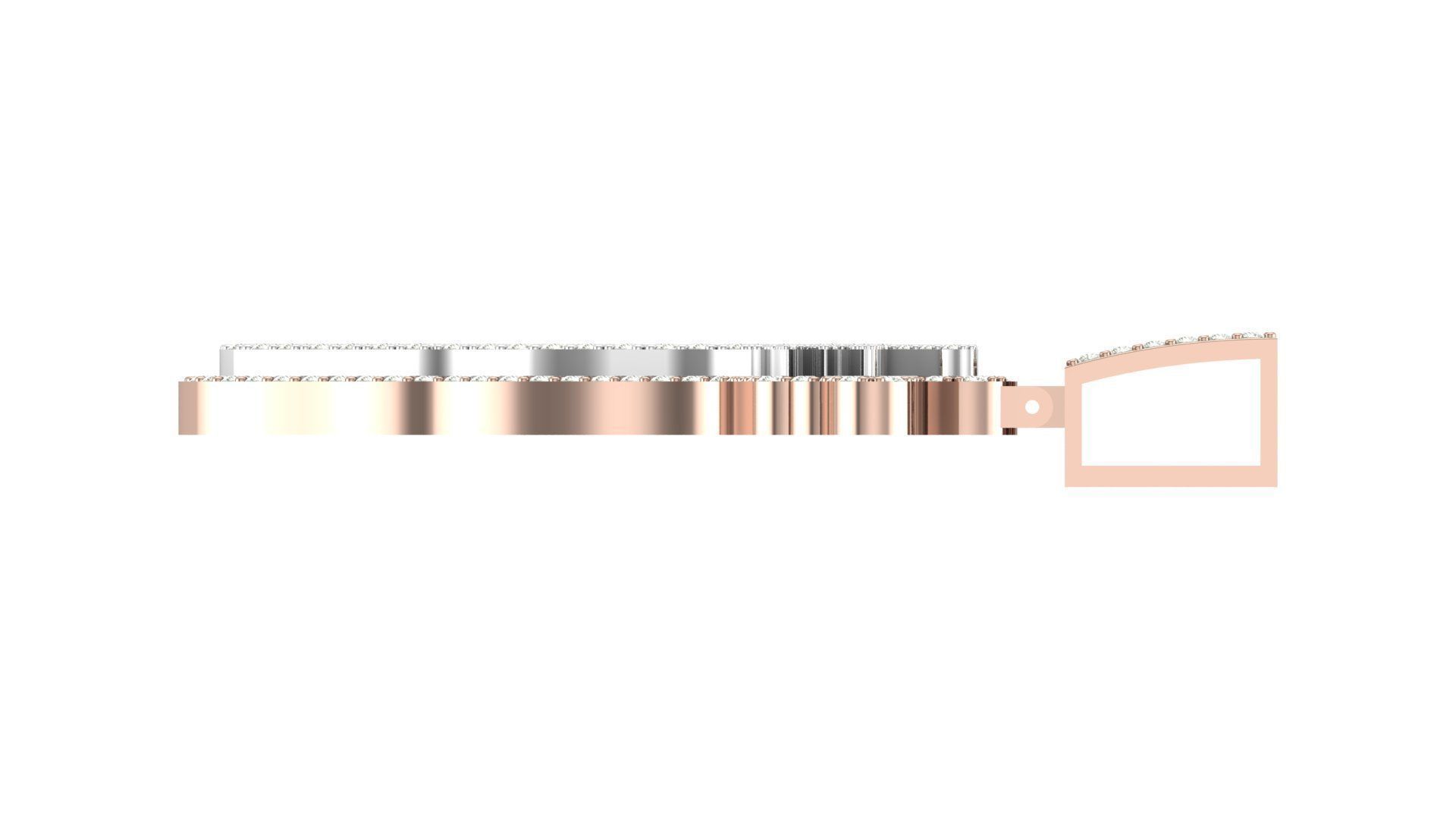 Alphabet Latter hiphop Pendent  3D print model_3