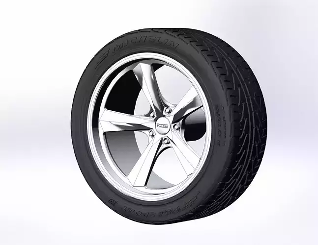 Wheels Foose Qualifier Concave 19 inch for scale model 