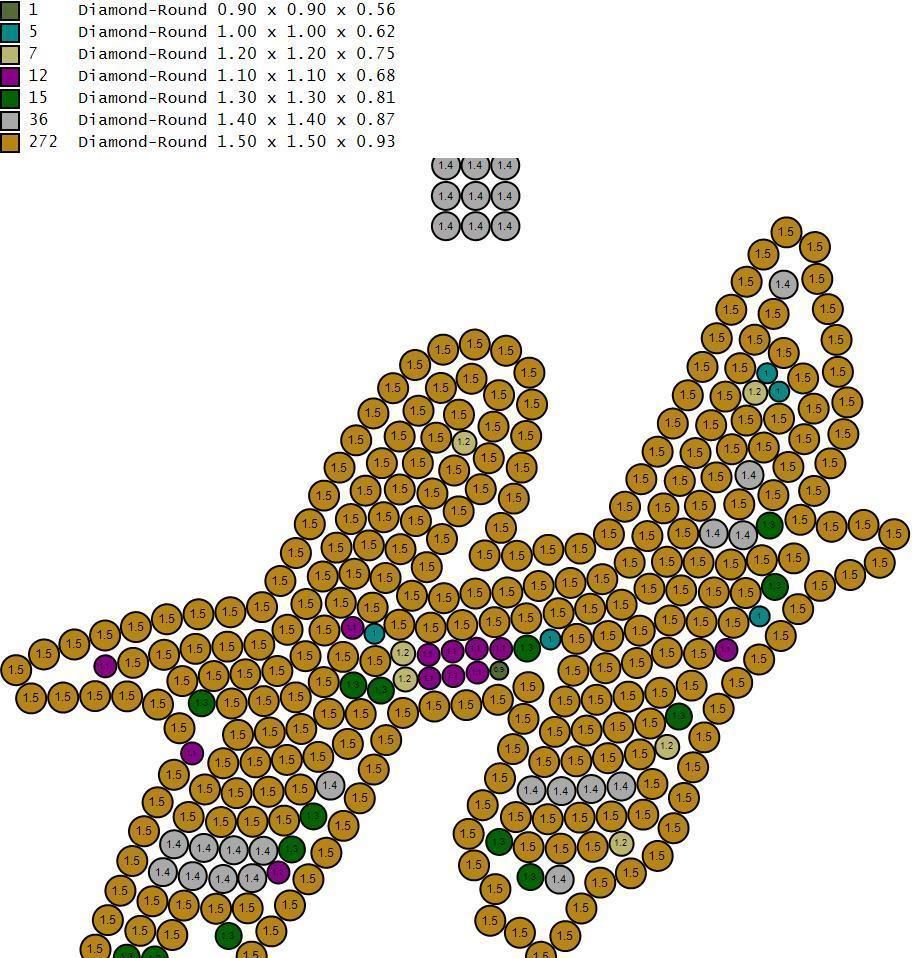 Alphabet Latter hiphop Pendent 3D print model_9