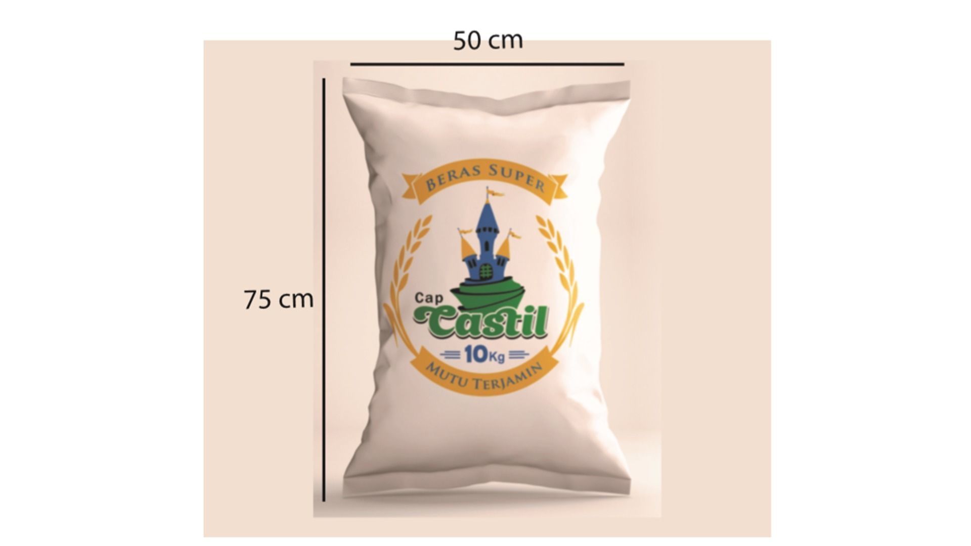 Rice Sack Mockup 3D model_2