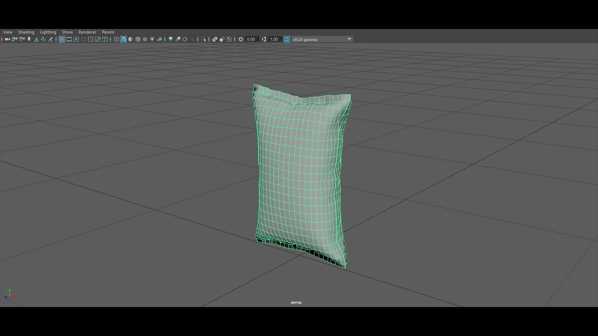 Rice Sack Mockup 3D model_4