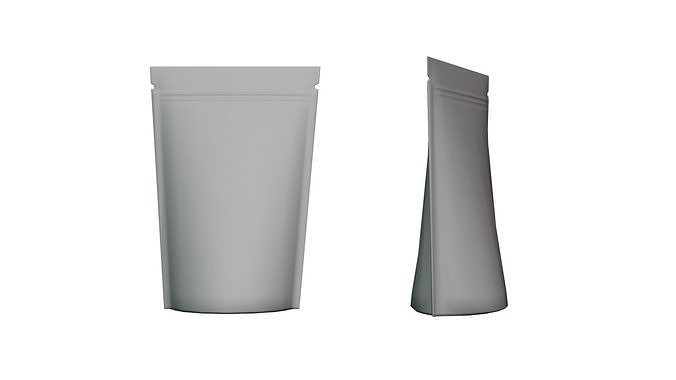 Standing Pouch Mockup 3D model 3