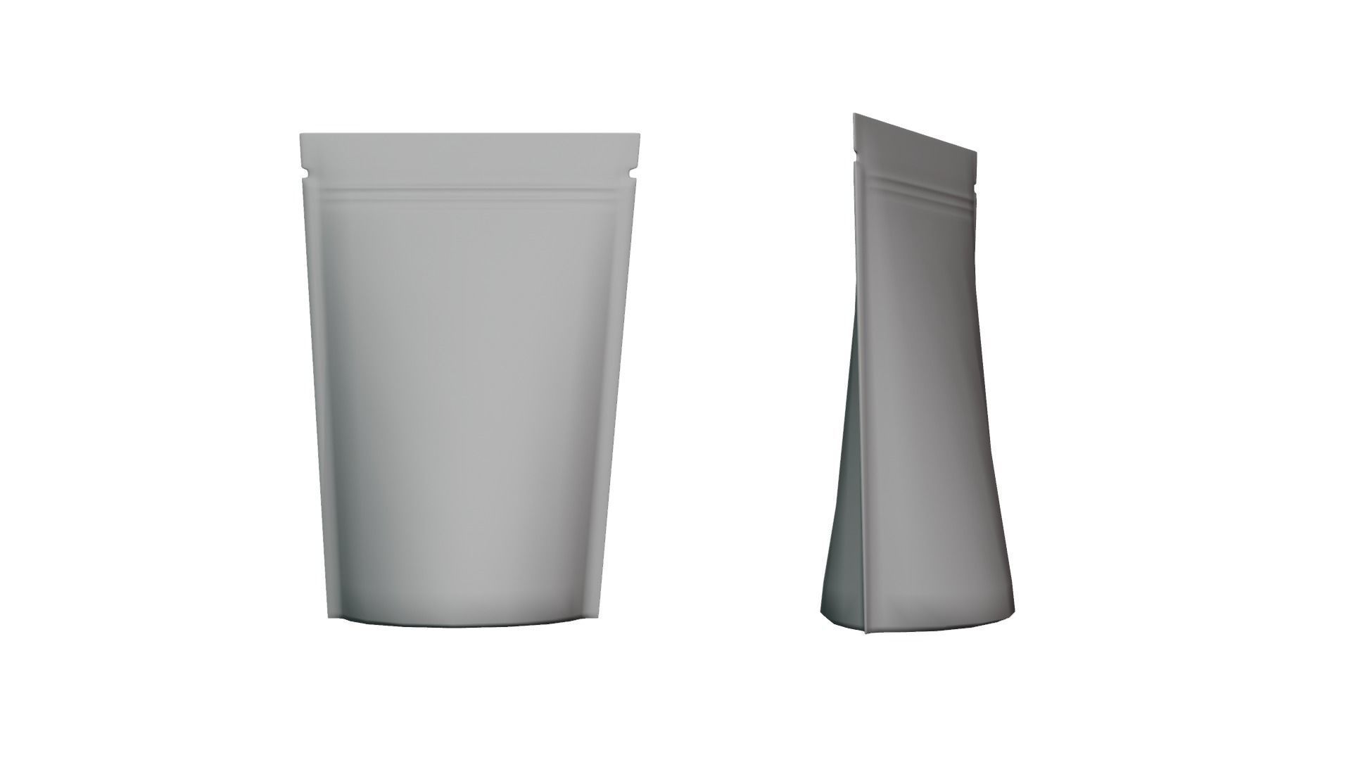 Standing Pouch Mockup 3D model_2