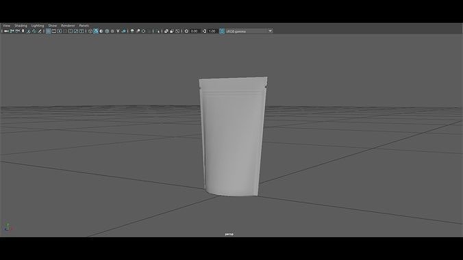 Standing Pouch Mockup 3D model 5