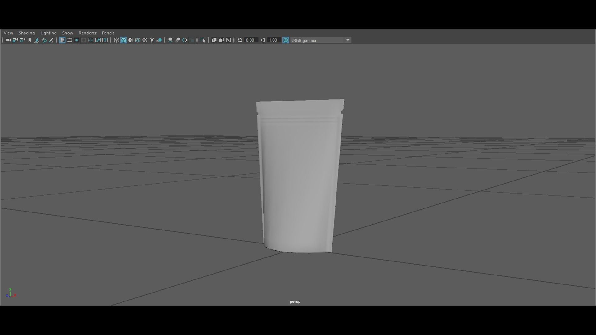 Standing Pouch Mockup 3D model_4