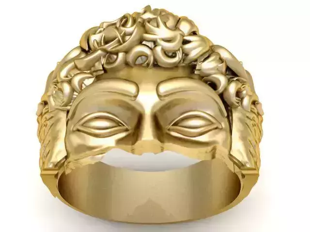 MONA LISA HEAD RING 3D PRINTABLE MODEL 3D print model